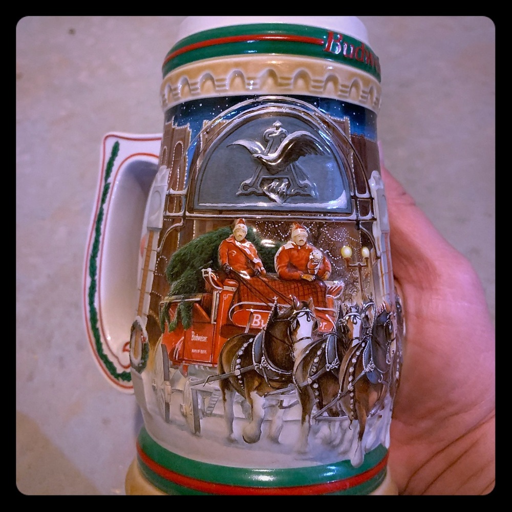 1997 Budweiser Holiday Stein Collector’s Item